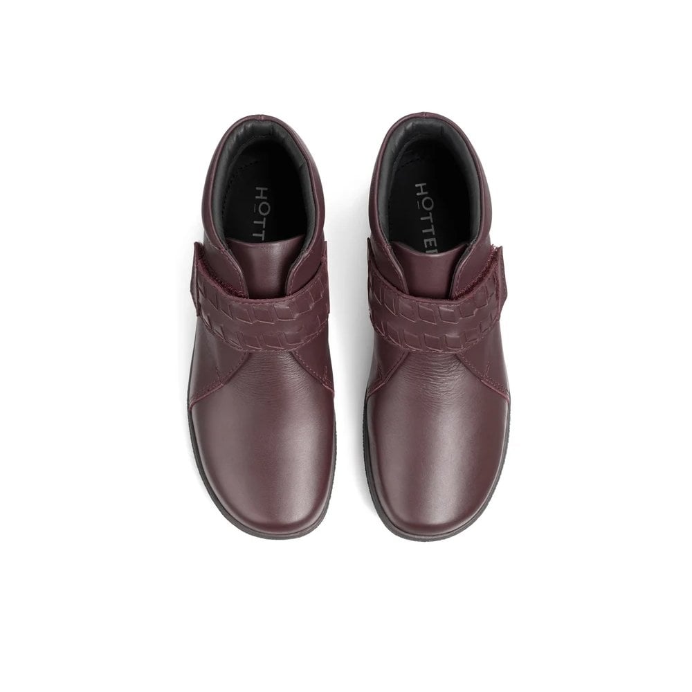 Hotter Daydream Wide Fit Ankle Boots EXF - Wine - image 002 |ww_colour=wine|ww_order=002|