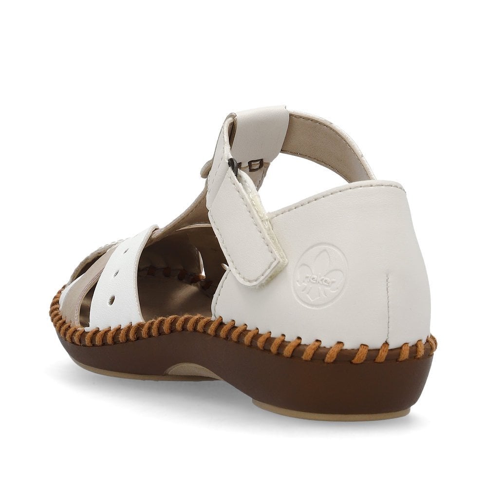 Rieker T Bar Summer Sandal - Beige - image 003 |ww_colour=beige|ww_order=003|
