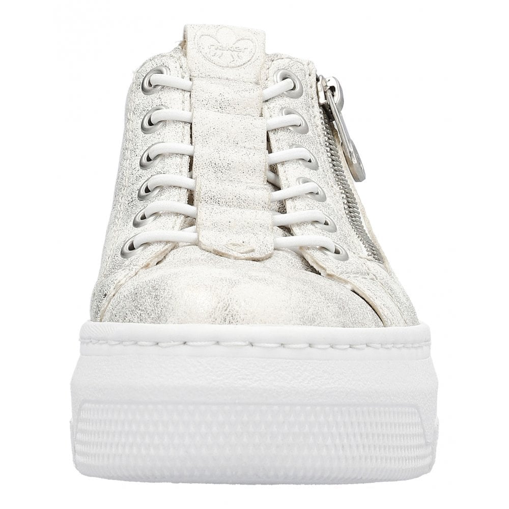 Rieker M1953 Casual Zip Up Shoe - Gold - image 003 |ww_colour=gold|ww_order=003|
