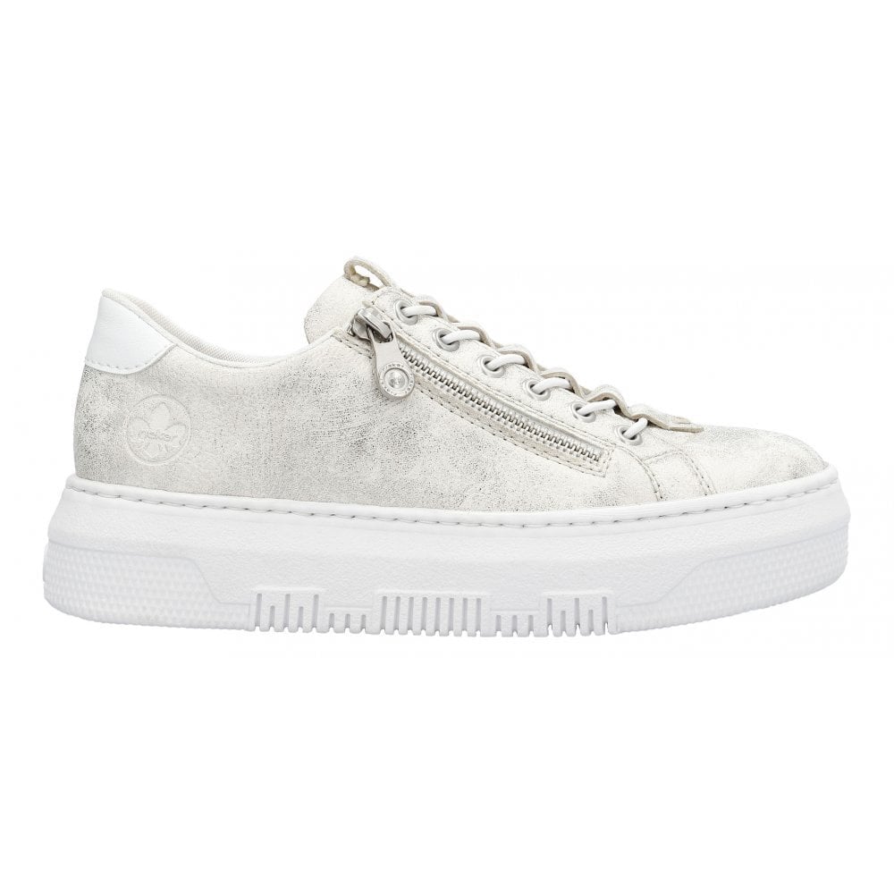 Rieker M1953 Casual Zip Up Shoe - Gold - image 005 |ww_colour=gold|ww_order=005|