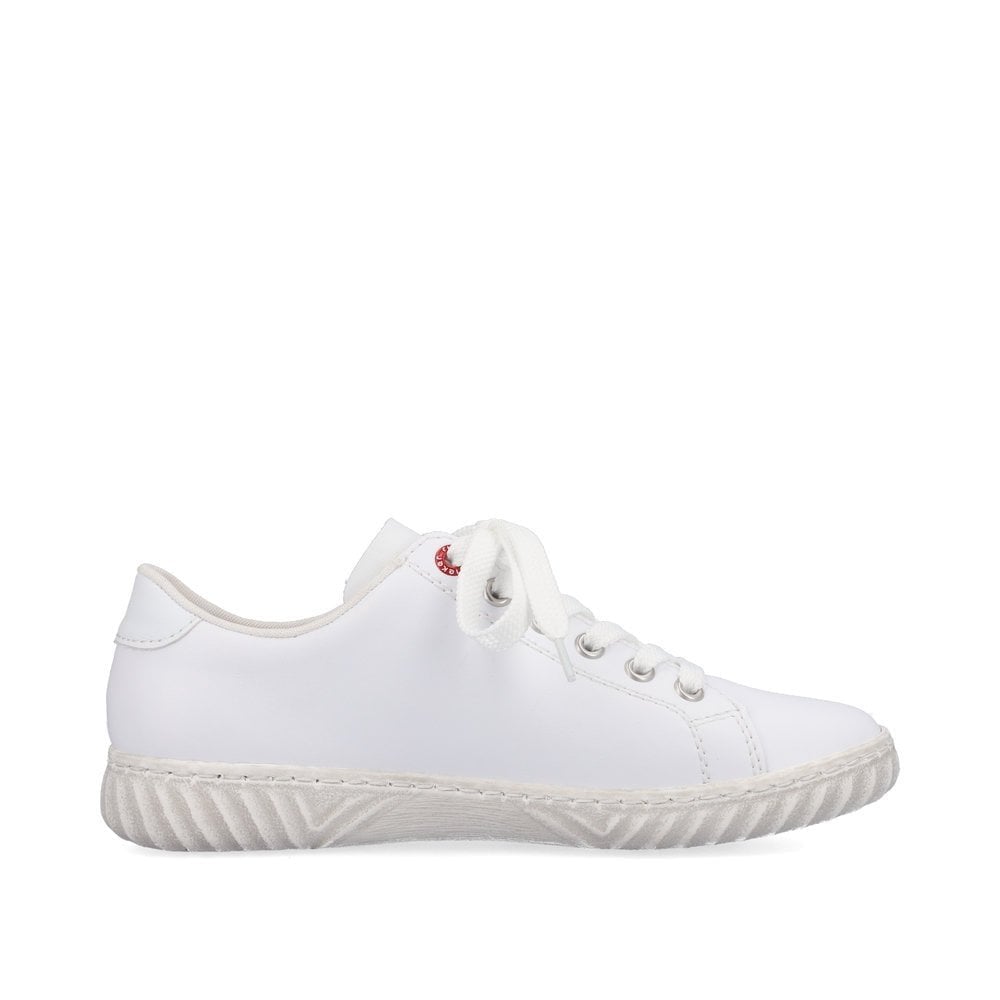 Rieker N0900 Lightweight Casual Lace Up/Zip Shoe - White - image 005 |ww_colour=white|ww_order=005|