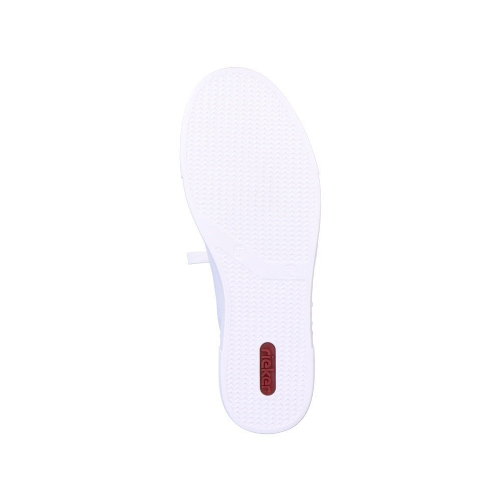 Rieker N4921 Lace/Zip up Casual Shoe - White - image 007 |ww_colour=white|ww_order=007|