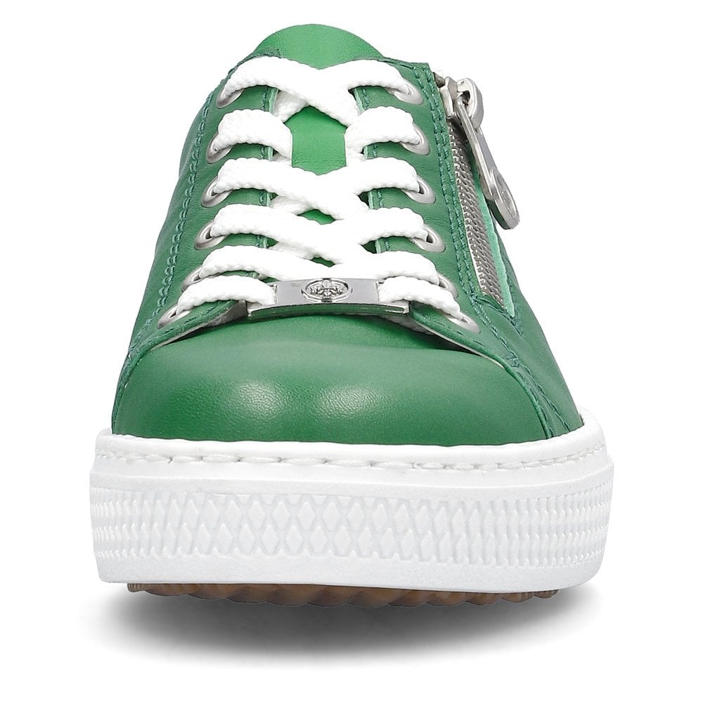 Rieker L59L1 Lace/Zip Up Casual Shoe - Green - image 002 |ww_colour=green|ww_order=002|