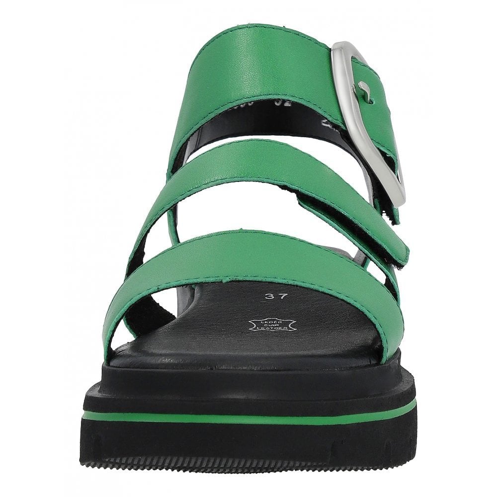 Rieker W1650 Touch Fastening Strap Sandal - Green - image 003 |ww_colour=green|ww_order=003|
