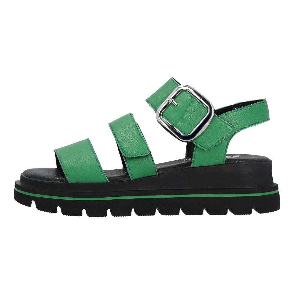 Rieker W1650 Touch Fastening Strap Sandal - Green - image 005 |ww_colour=green|ww_order=005|