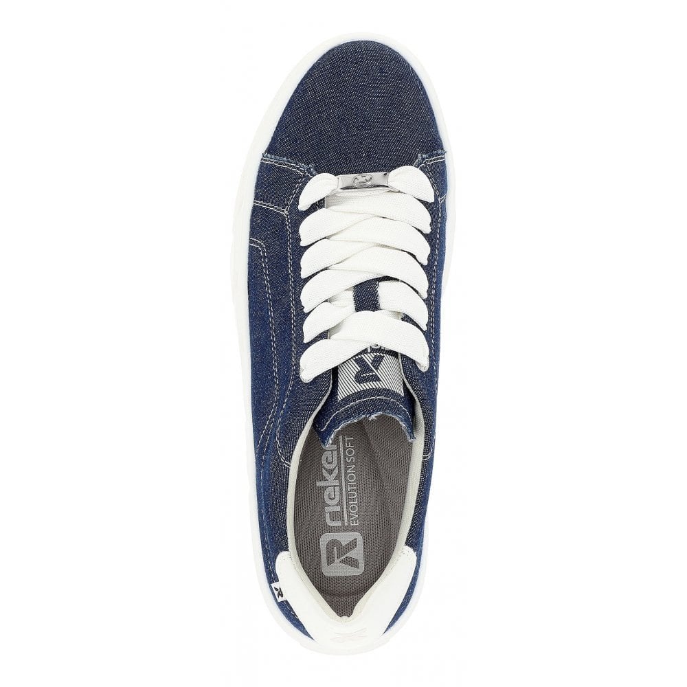 Rieker W0501 Lace Up Casual Shoe - Blue - image 002 |ww_colour=blue|ww_order=002|