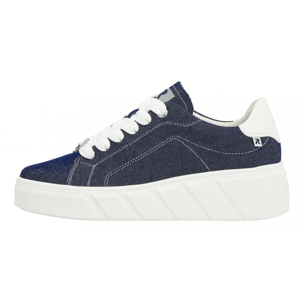 Rieker W0501 Lace Up Casual Shoe - Blue - image 003 |ww_colour=blue|ww_order=003|