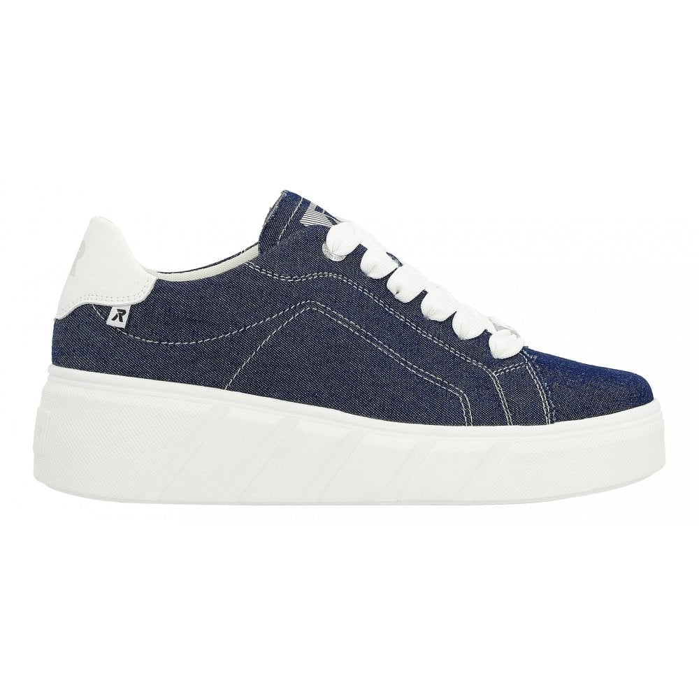 Rieker W0501 Lace Up Casual Shoe - Blue - image 004 |ww_colour=blue|ww_order=004|