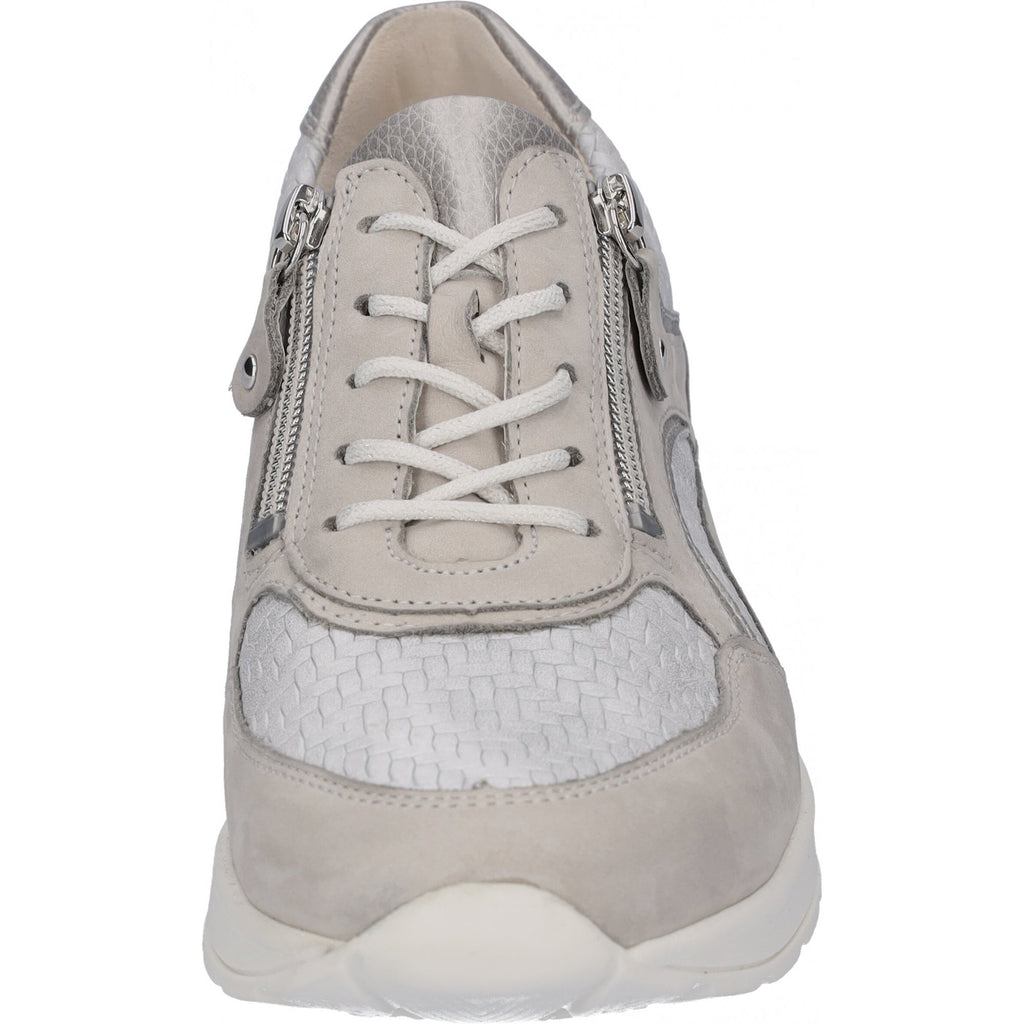 Waldlaufer H-Clara Lace-Up/Zip Casual Shoe - Stein Taupe Silber - image 004 |ww_colour=stein-taupe-silber|ww_order=004|