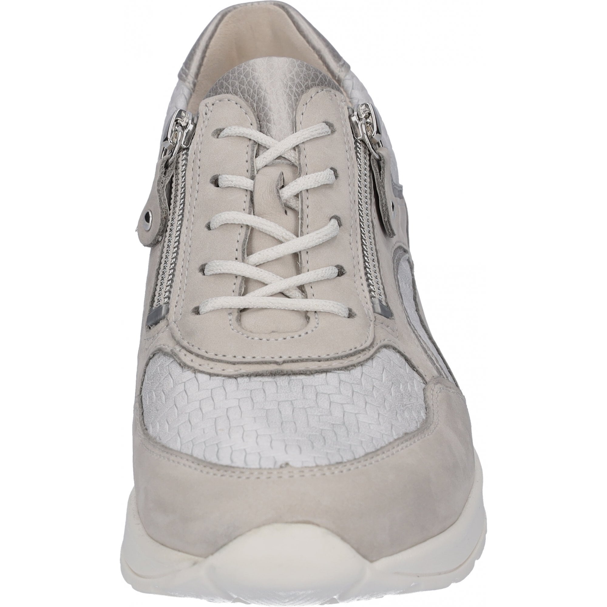 Waldlaufer H-Clara Lace-Up/Zip Casual Shoe - Stein Taupe Silber - image 004 |ww_colour=stein-taupe-silber|ww_order=004|