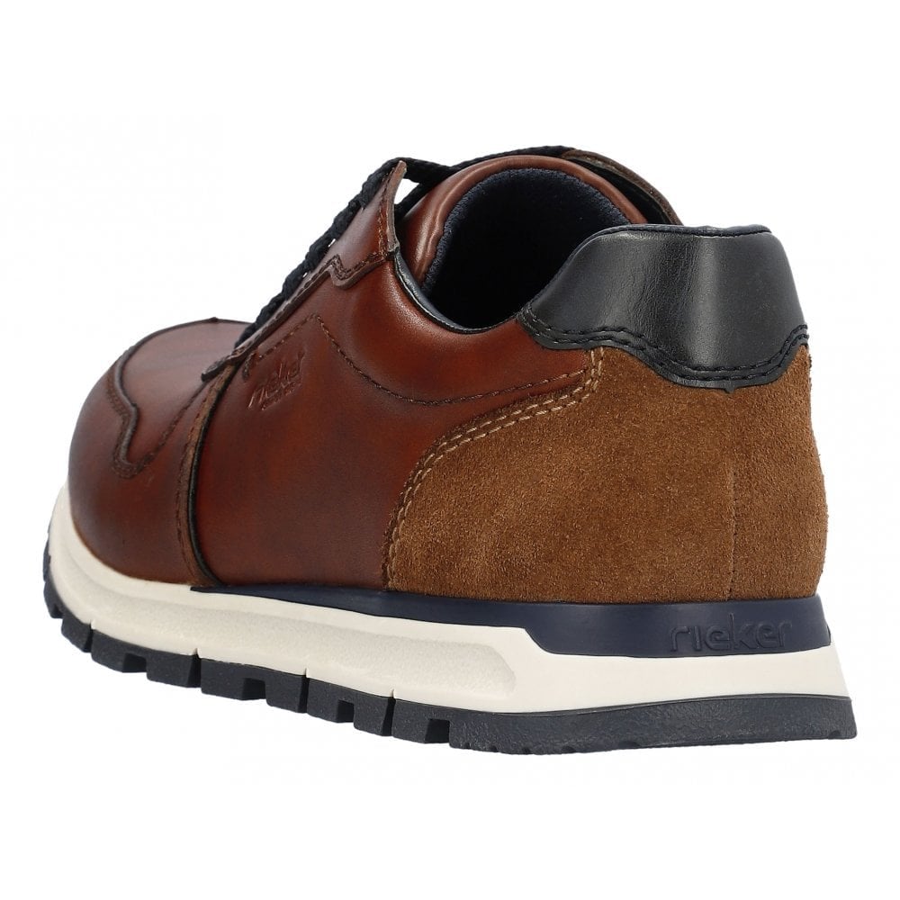 Rieker B0503 Casual Leather  Men's Lace-up - Brown - image 003 |ww_colour=brown|ww_order=003|