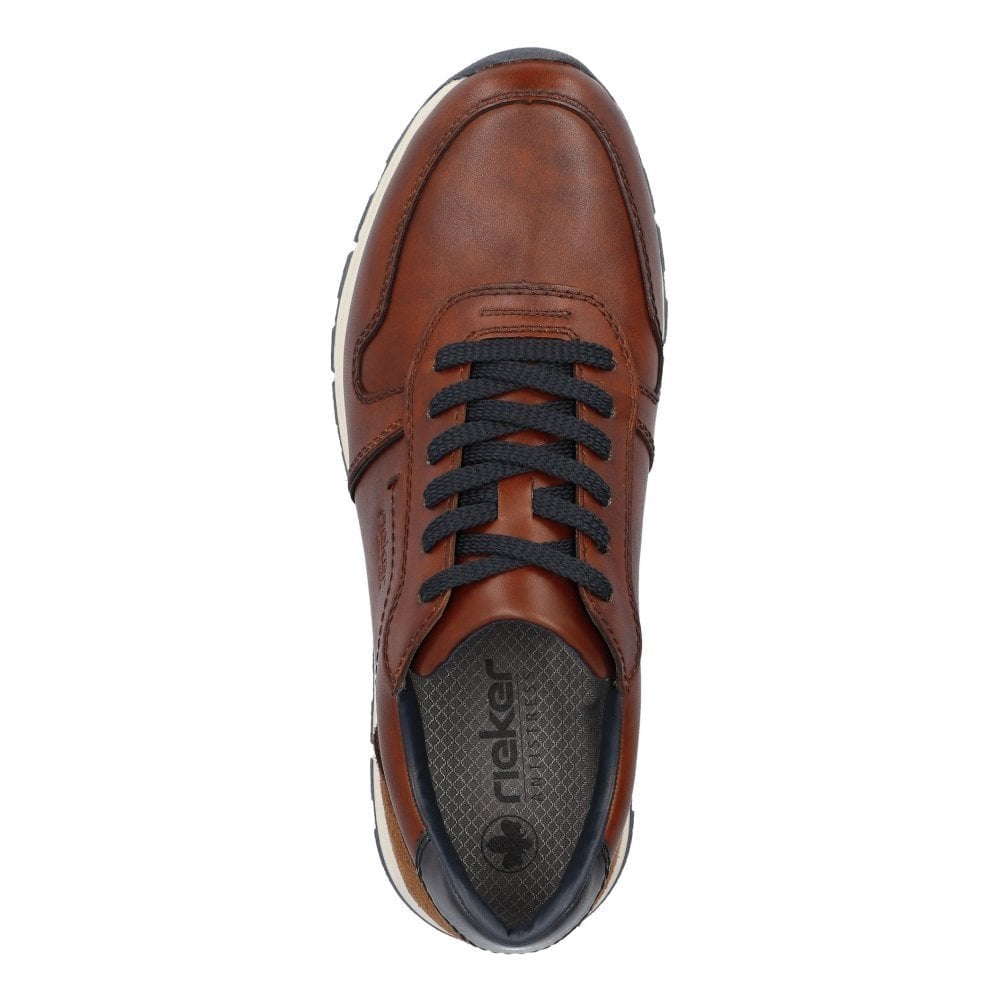 Rieker B0503 Casual Leather  Men's Lace-up - Brown - image 004 |ww_colour=brown|ww_order=004|