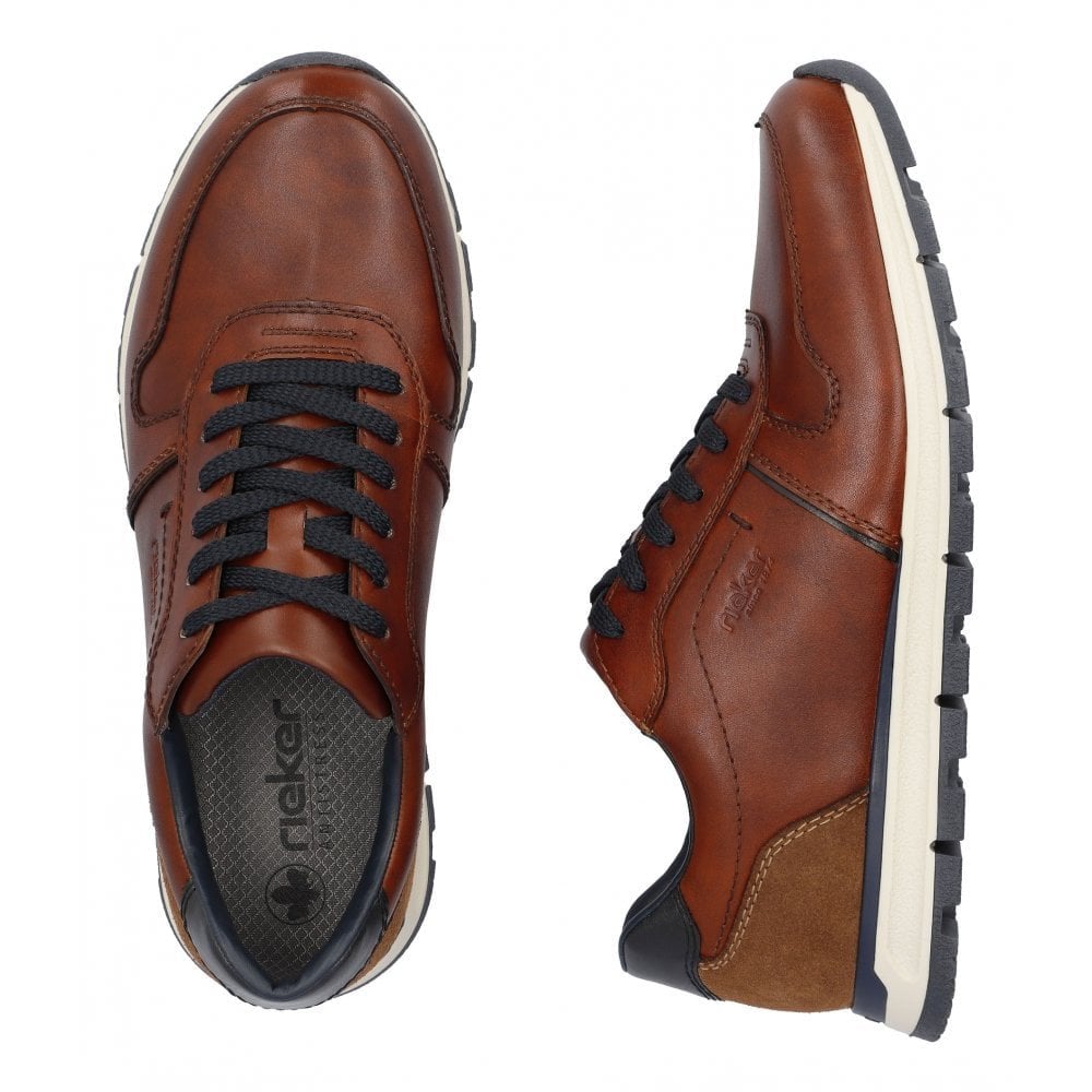 Rieker B0503 Casual Leather  Men's Lace-up - Brown - image 007 |ww_colour=brown|ww_order=007|