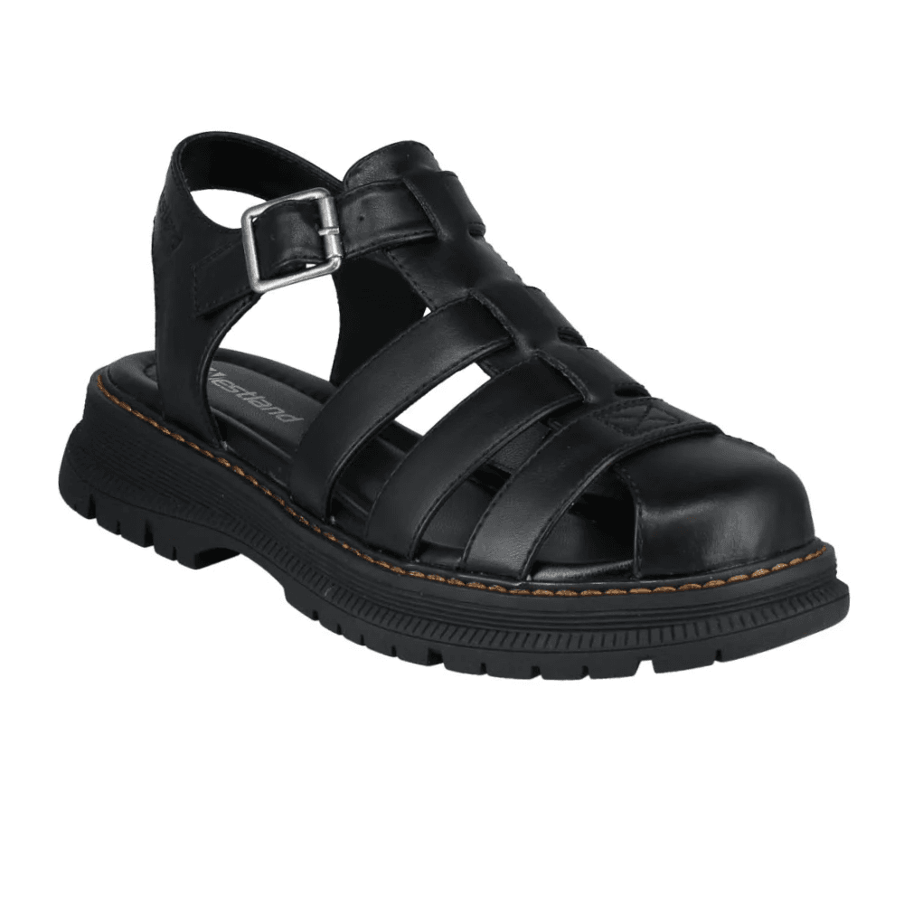 Westland by Josef Seibel Peyton 09 Vegan Sandal - Black - image 001 |ww_colour=black|ww_order=001|