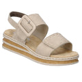 Rieker 62950 Hook & Loop Fastening Sandals - Beige - image 001 |ww_colour=beige|ww_order=001|