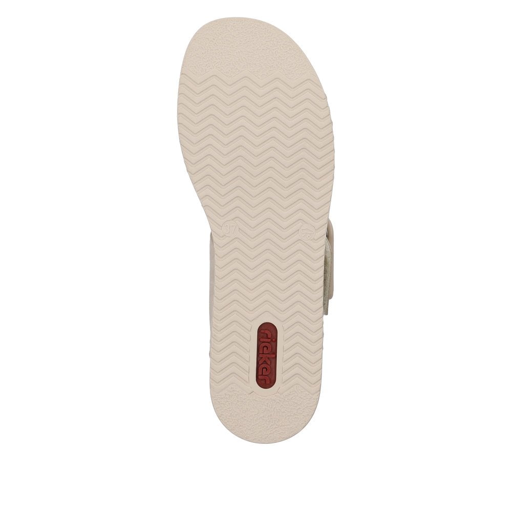Rieker 62950 Hook & Loop Fastening Sandals - Beige - image 008 |ww_colour=beige|ww_order=008|