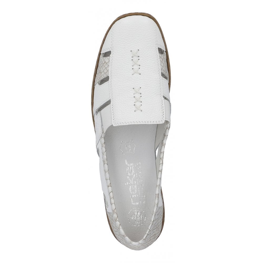 Rieker Doris 41385 Shoe - White - image 002 |ww_colour=white|ww_order=002|