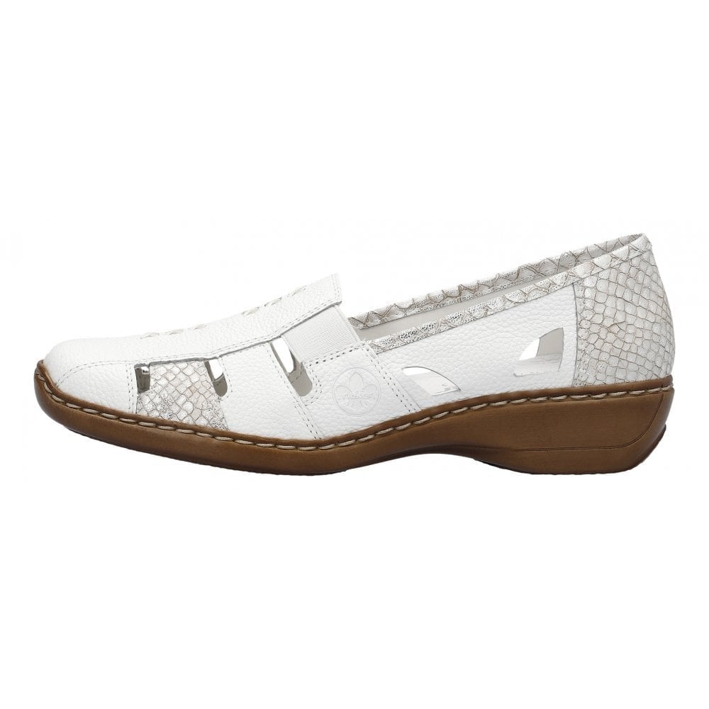 Rieker Doris 41385 Shoe - White - image 003 |ww_colour=white|ww_order=003|