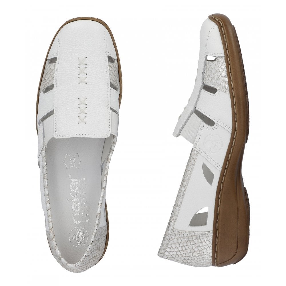 Rieker Doris 41385 Shoe - White - image 005 |ww_colour=white|ww_order=005|