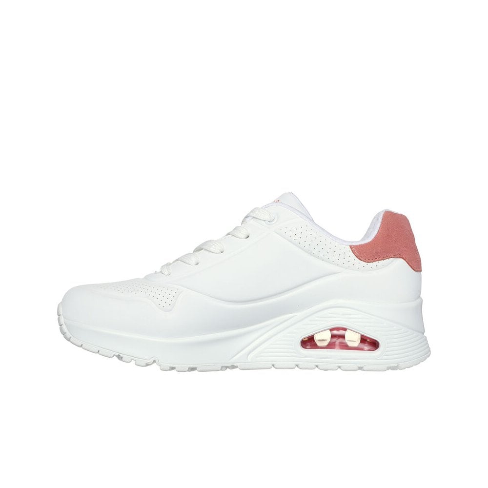 Skechers Uno - Pop Back Training Shoe - White Combi - image 002 |ww_colour=white-combi|ww_order=002|