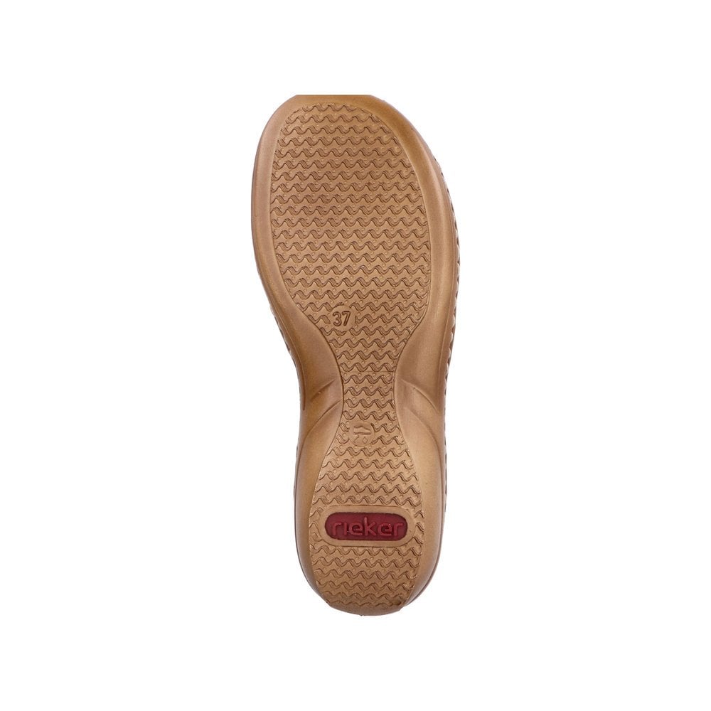 Rieker 60803 Elasticated Sparkle Sandal - Brown - image 007 |ww_colour=brown|ww_order=007|
