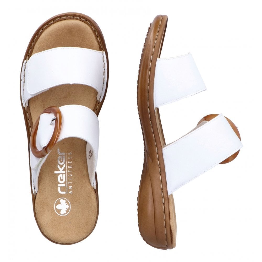 Rieker 60894 Adjustable Mule Sandal - White - image 002 |ww_colour=white|ww_order=002|