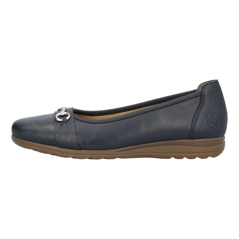 Rieker L9360 Ballet Pump - Pacific Blue - image 003 |ww_colour=pacific-blue|ww_order=003|
