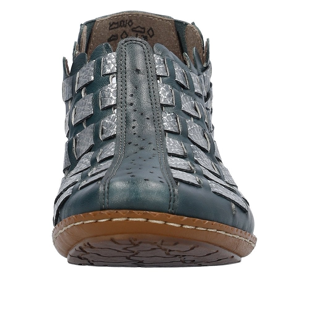 Rieker Sina Slip on Shoe - Green - image 003 |ww_colour=green|ww_order=003|
