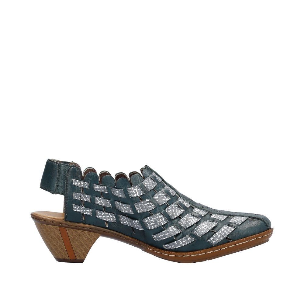 Rieker Sina Slip on Shoe - Green - image 004 |ww_colour=green|ww_order=004|