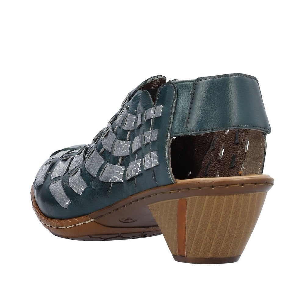Rieker Sina Slip on Shoe - Green - image 005 |ww_colour=green|ww_order=005|