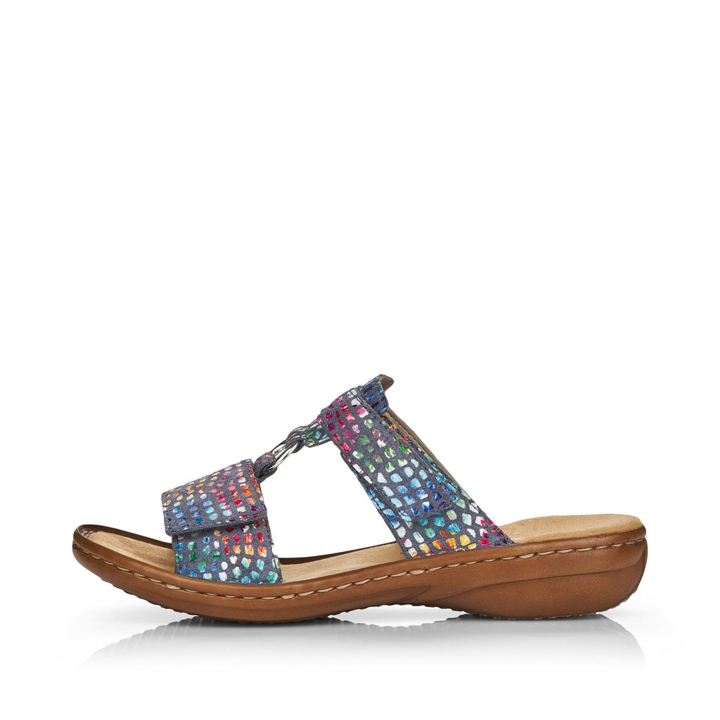 Rieker 608P9 Adjustable Mule Sandal - Multi - image 004 |ww_colour=multi|ww_order=004|