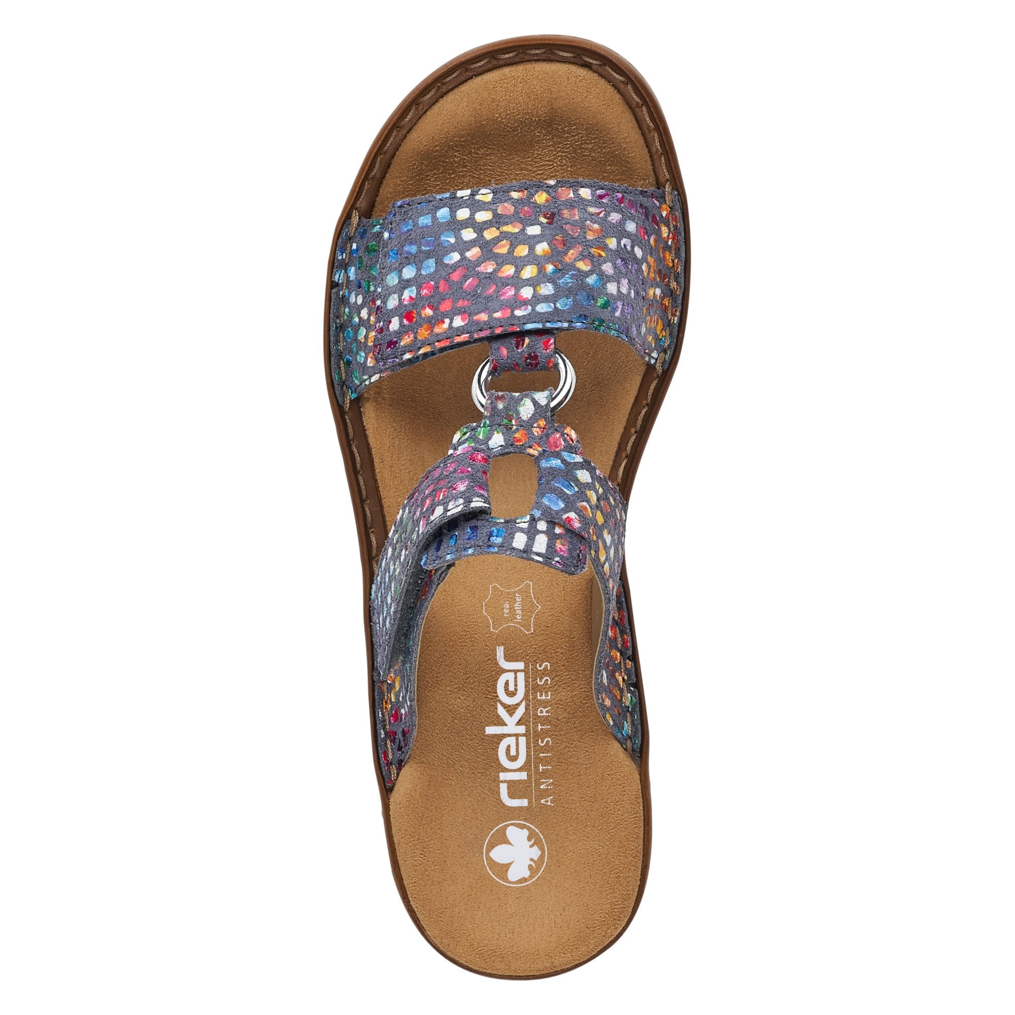 Rieker 608P9 Adjustable Mule Sandal - Multi - image 005 |ww_colour=multi|ww_order=005|