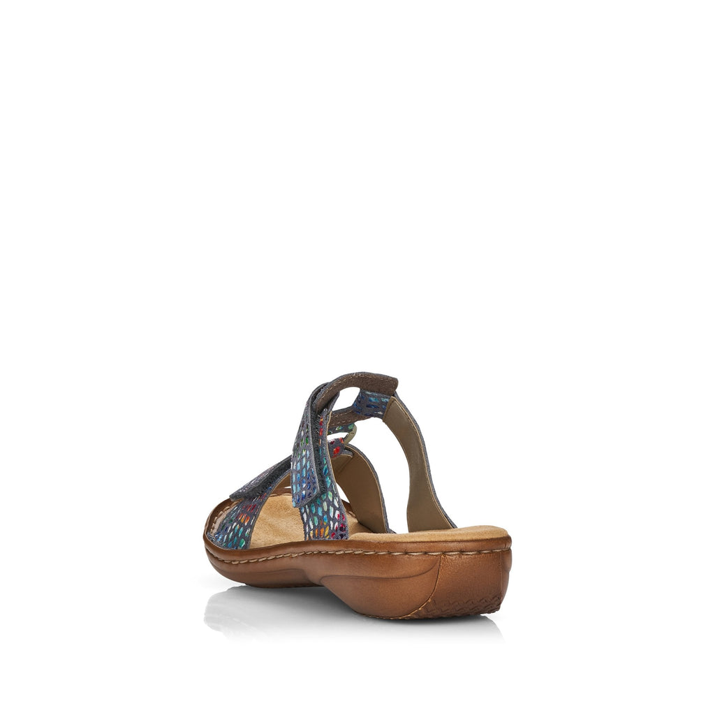 Rieker 608P9 Adjustable Mule Sandal - Multi - image 007 |ww_colour=multi|ww_order=007|