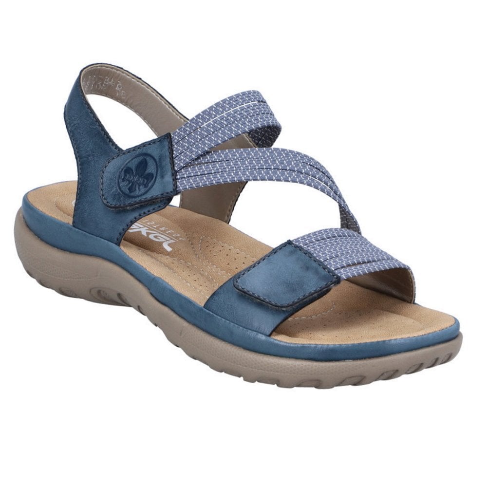 Rieker 64870 Vegan Touch Close Sandal - Blue - image 001 |ww_colour=blue|ww_order=001|
