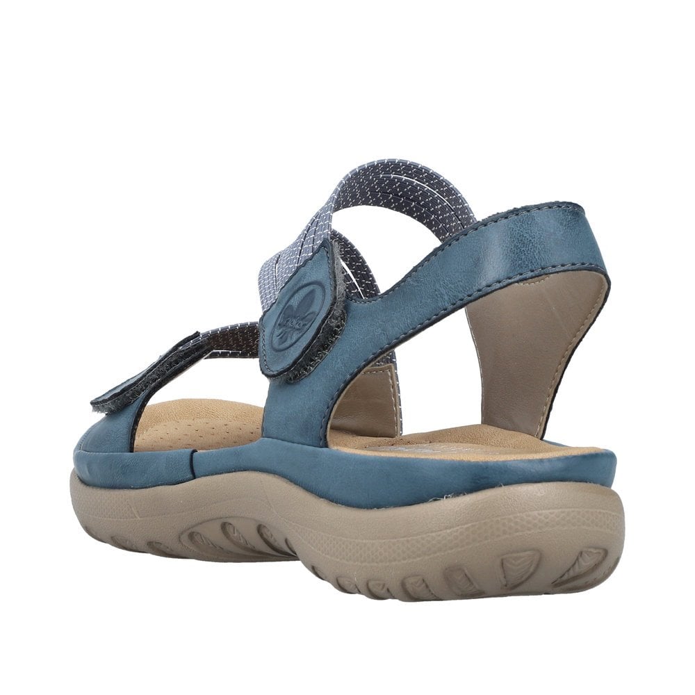 Rieker 64870 Vegan Touch Close Sandal - Blue - image 004 |ww_colour=blue|ww_order=004|