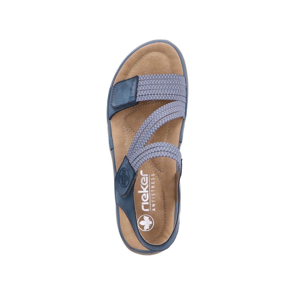 Rieker 64870 Vegan Touch Close Sandal - Blue - image 007 |ww_colour=blue|ww_order=007|
