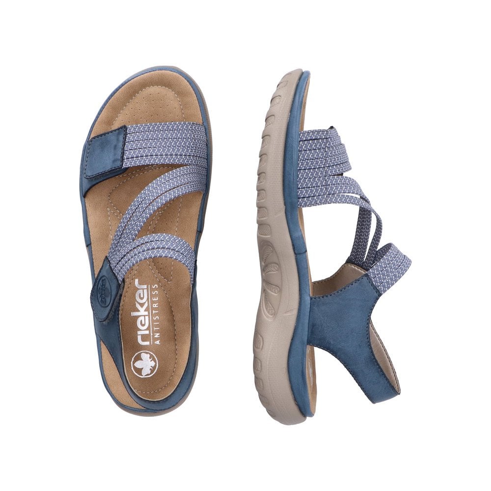 Rieker 64870 Vegan Touch Close Sandal - Blue - image 008 |ww_colour=blue|ww_order=008|
