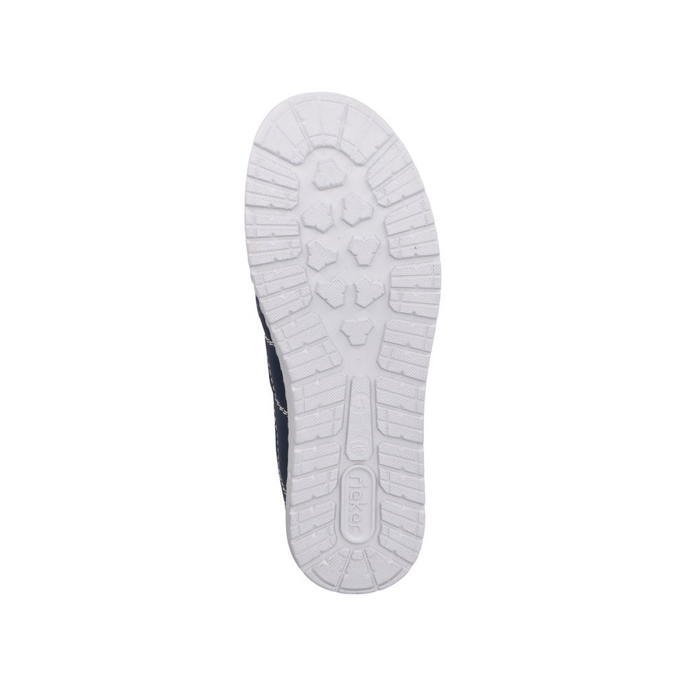 Rieker Slip On Casual Summer Shoe - Blue Combi - image 007 |ww_colour=blue-combi|ww_order=007|
