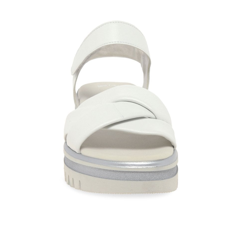Gabor Abide Platform Sandal - White - image 002 |ww_colour=white|ww_order=002|