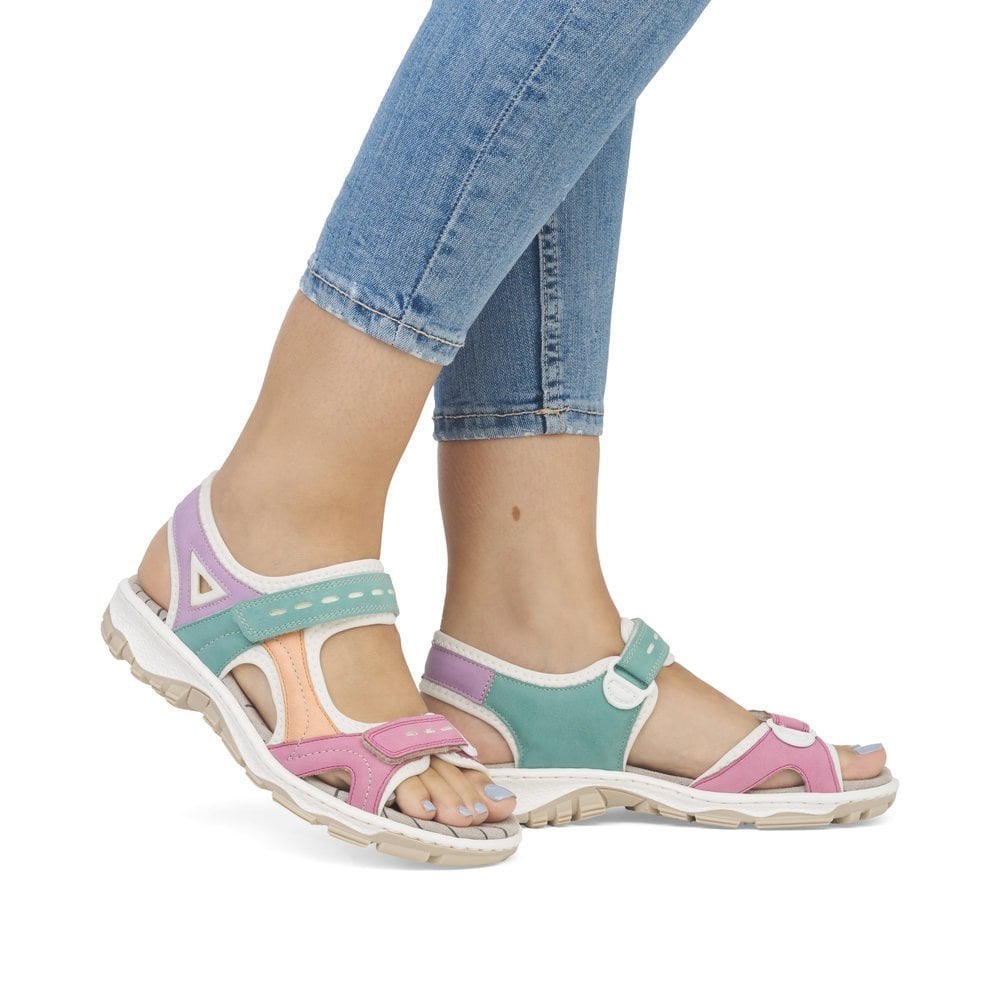 Rieker 68866 Walking Sandal - Multi - image 007 |ww_colour=multi|ww_order=007|