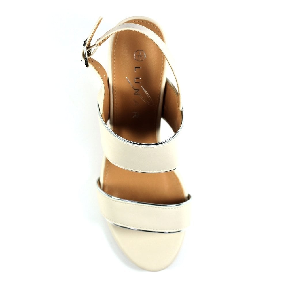 Lunar ALDORA Block Heeled Sandal - Beige - image 005 |ww_colour=beige|ww_order=005|
