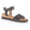 Gabor Rose Wedge Sandal - Black - image 001 |ww_colour=black|ww_order=001|