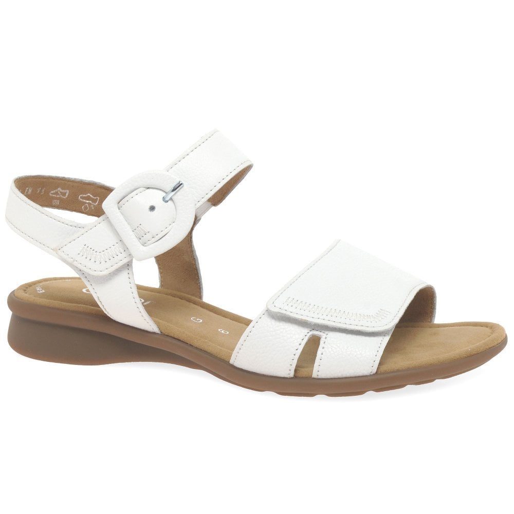 Gabor Marion Touch Strap Sandal - White - image 001 |ww_colour=white|ww_order=001|