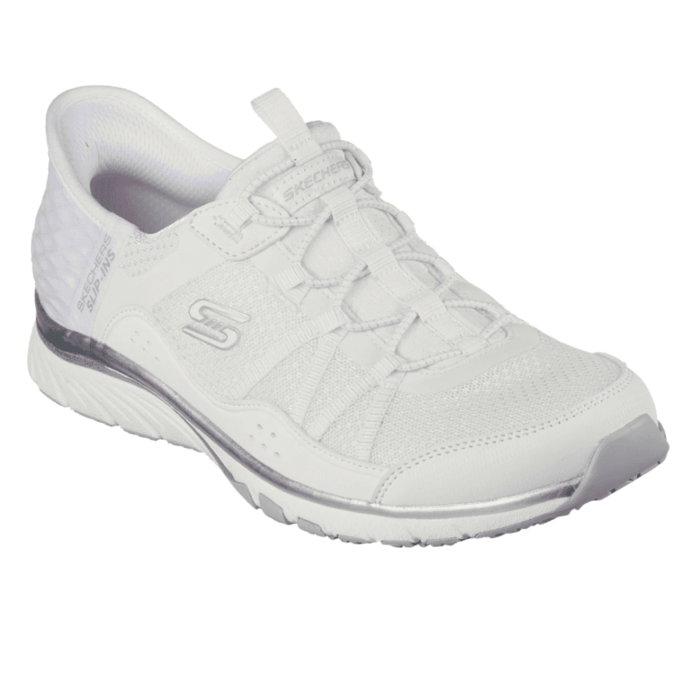 Skechers Gratis Sport - Awe Inspiring SLIP INS - White/Silver - image 001 |ww_colour=white-silver|ww_order=001|