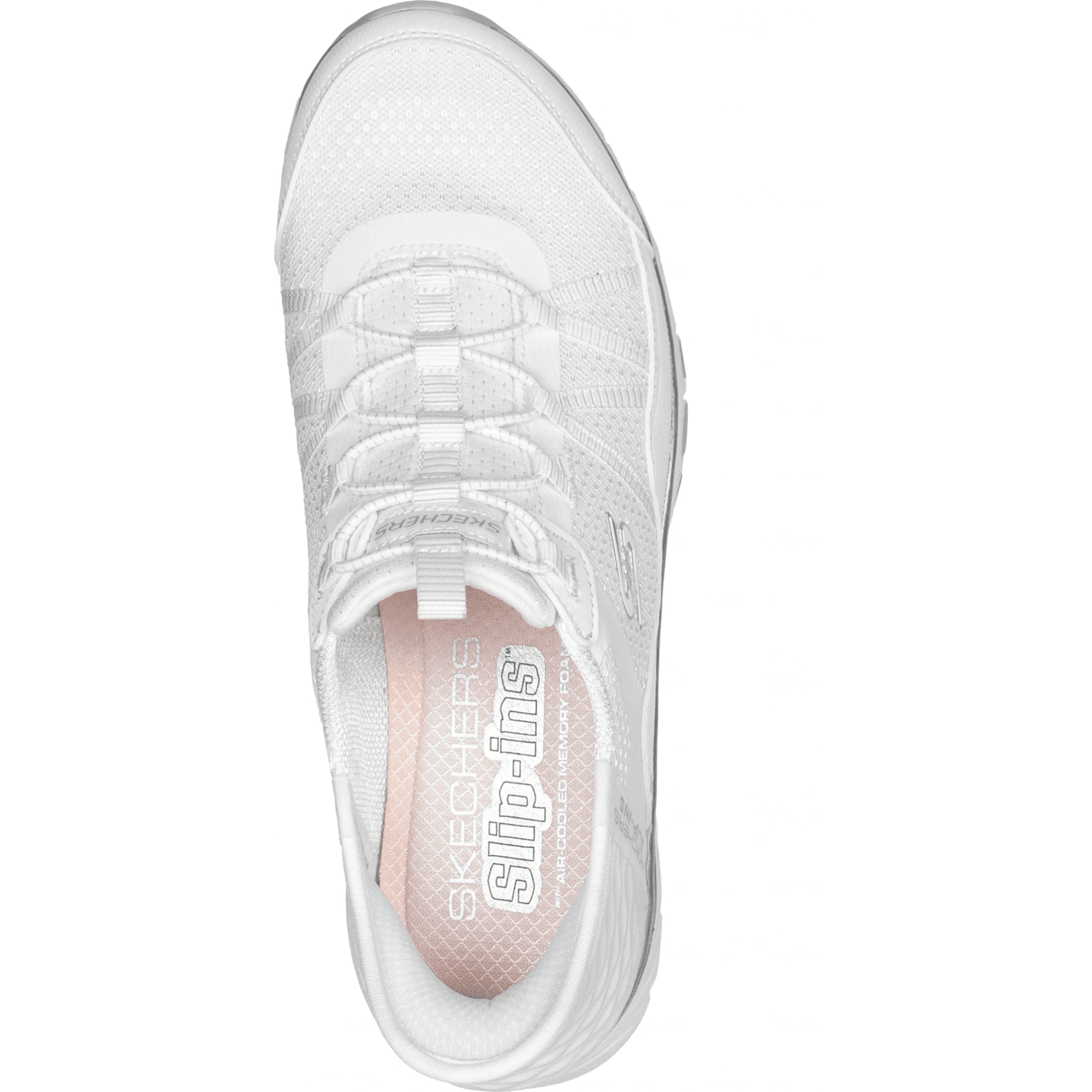 Skechers Gratis Sport - Awe Inspiring SLIP INS - White/Silver - image 002 |ww_colour=white-silver|ww_order=002|