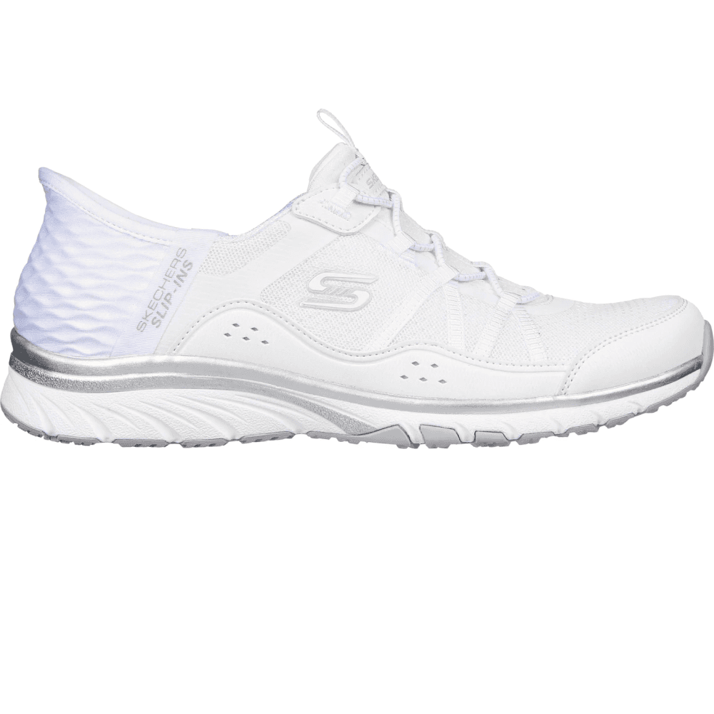 Skechers Gratis Sport - Awe Inspiring SLIP INS - White/Silver - image 005 |ww_colour=white-silver|ww_order=005|