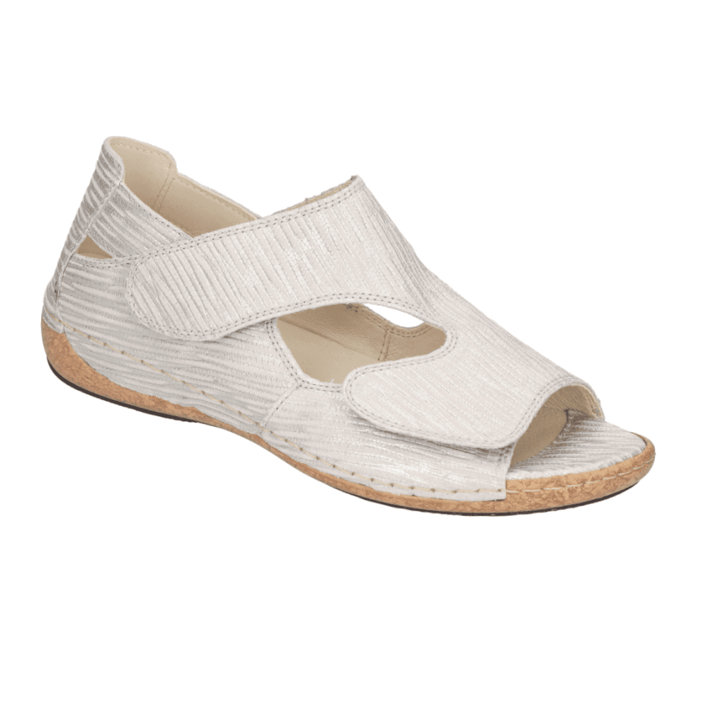 Waldlaufer Heliett Wide Fitting Sandal - Stone/Stein - image 001 |ww_colour=stone-stein|ww_order=001|