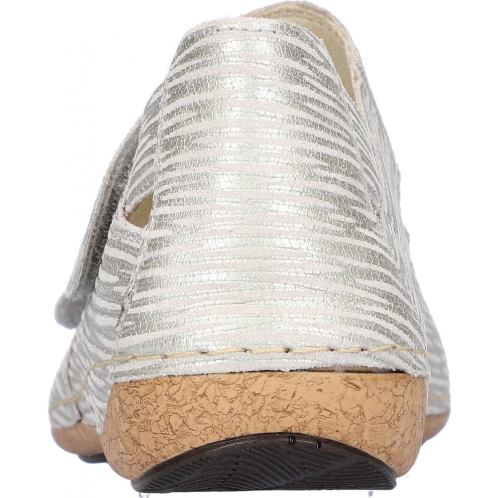 Waldlaufer Heliett Wide Fitting Sandal - Stone/Stein - image 005 |ww_colour=stone-stein|ww_order=005|
