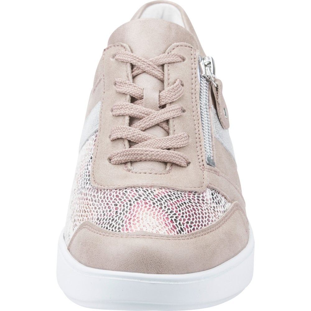 Waldlaufer K-Lili Wide Fit Casual Trainer Shoe - Apricot - image 002 |ww_colour=apricot|ww_order=002|