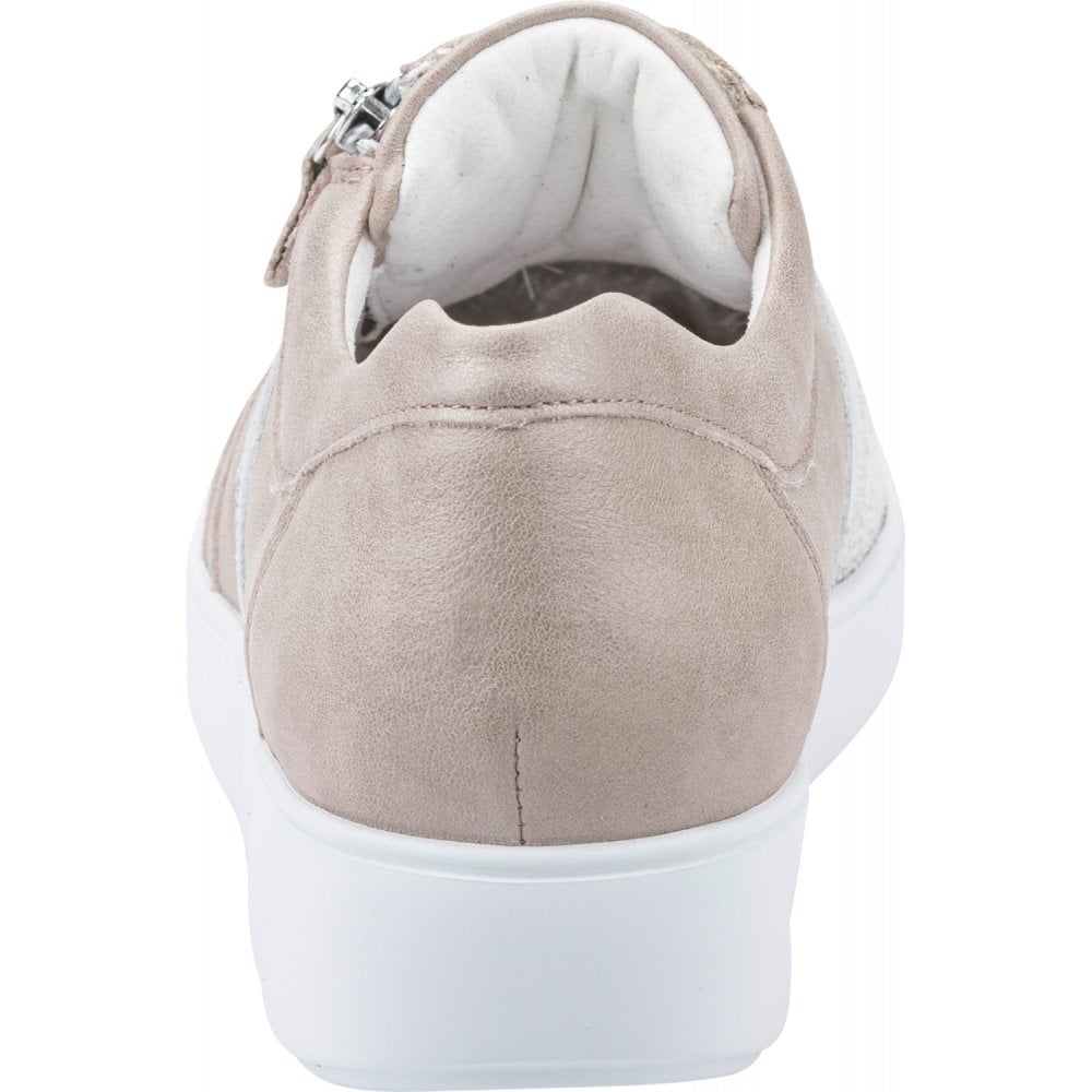 Waldlaufer K-Lili Wide Fit Casual Trainer Shoe - Apricot - image 003 |ww_colour=apricot|ww_order=003|